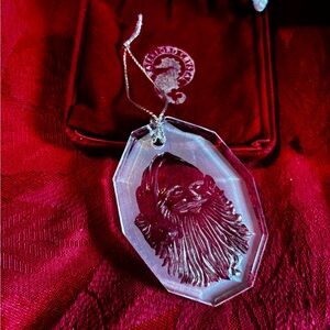 Waterford Crystal Santa ornament
